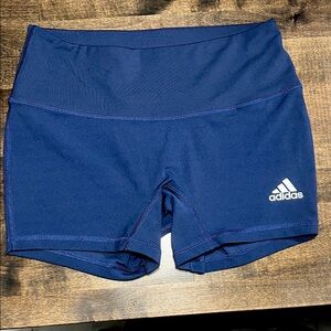 Adidas Women's Dark Blue Athletic Shorts